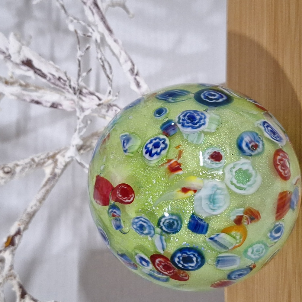 #AFH Colorful Hollow Glass Art Sphere